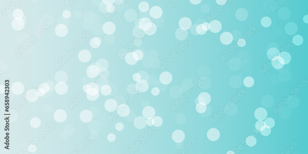 Blue and White Spotted Pattern, Transparent Lit Gradient Surface - Abstract Minimalist Background with Light and Dotted Texture - Vector Illustration Template for Your Own Decoration or Design