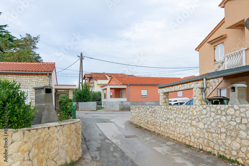 street in the Croatian town of Bibinje