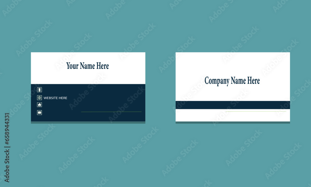 simple business card , modern business card design