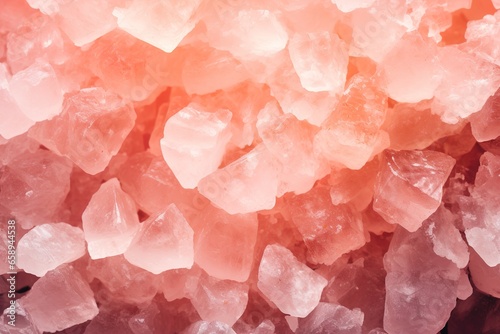 Plakat Himalayan pink crystal salt background