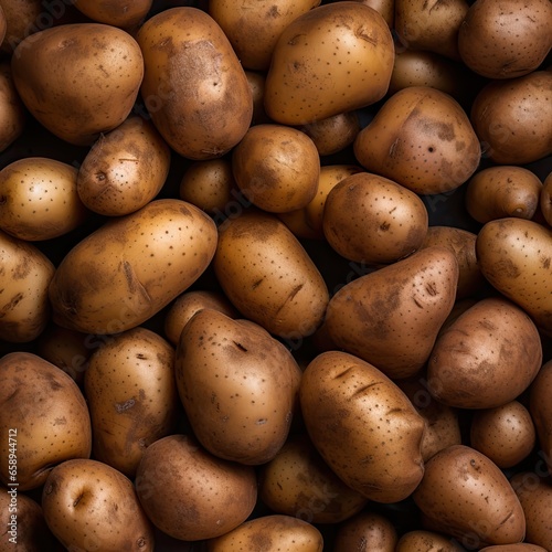 Potatoes as seamless tiles