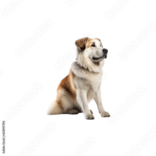 Alabai breed dog no background