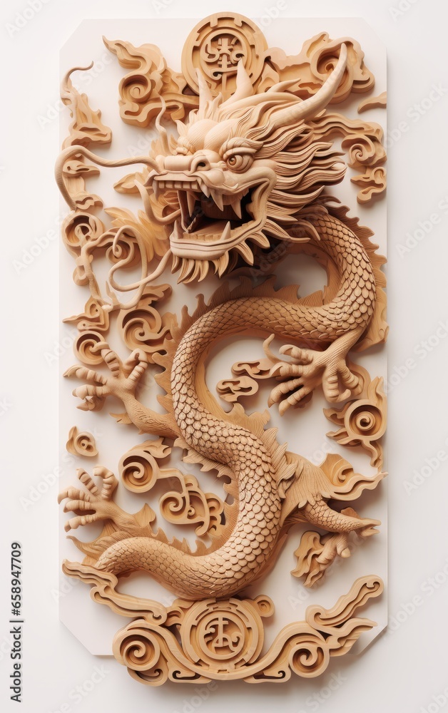 Chinese wood dragon