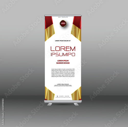 business roll up display standee for presentation purpose