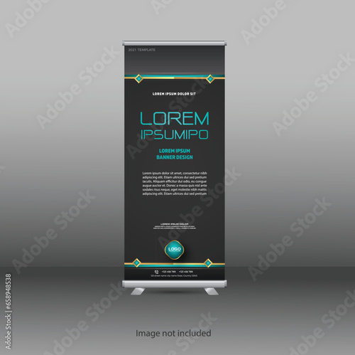 business roll up display standee for presentation purpose