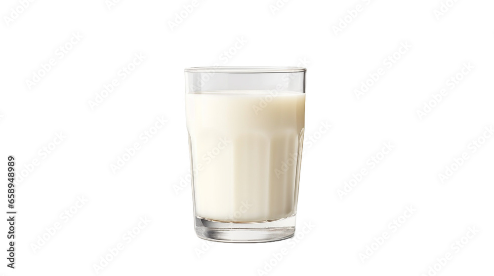 Glass of milk isolated on a transparent background. Glass of milk isolated on a transparent background.
