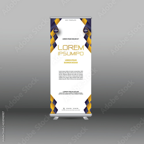 business roll up display standee for presentation purpose