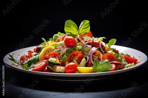 delicious and healthy fresh salad