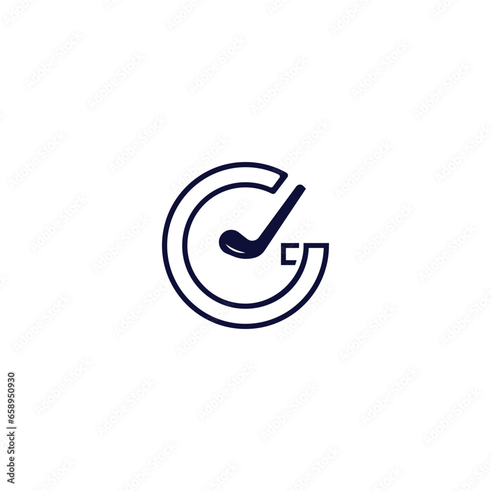 golf logo, letter g and golf clubs logo design golf logo, letter g and golf clubs logo design