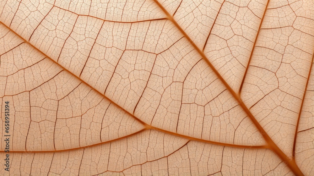 Fototapeta premium Close up texture leaf structure macro photography, abstract texture