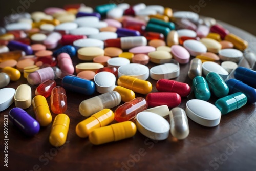 lots of tablets and capsules