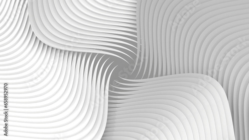 3D monochrome, abstract, simple, geometric background. 3D rendering
