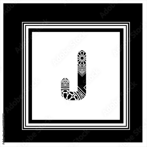 Arabic Alphabet bold kufi golden style 
Arabic typography on White alphabetical design 