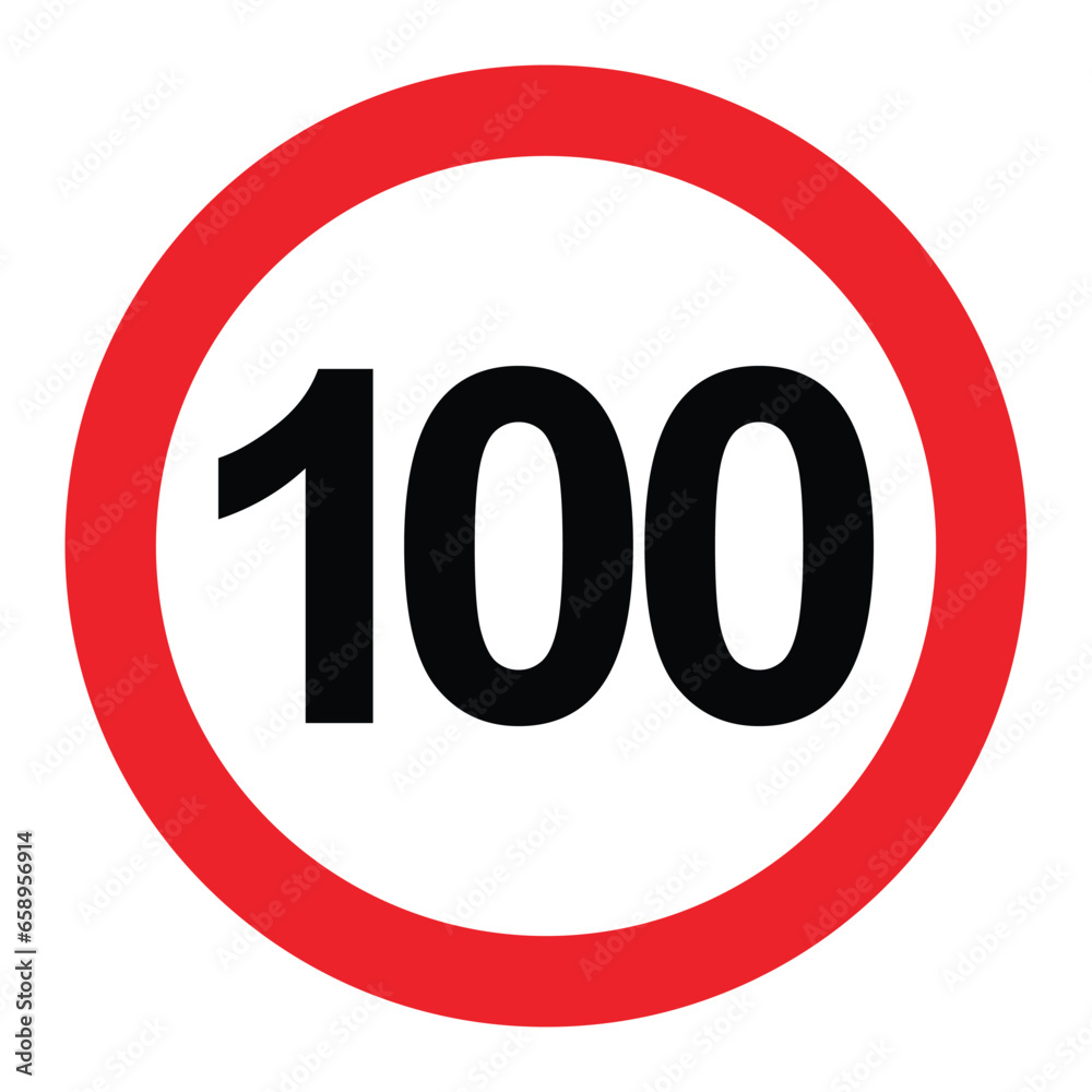 driving speed limit hundred 100 sign. printable traffic signs and symbols. driving speed limit hundred 100 sign. printable traffic signs and symbols.