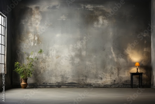 Toile de fond studio texture calico gris clair teinté uni photo