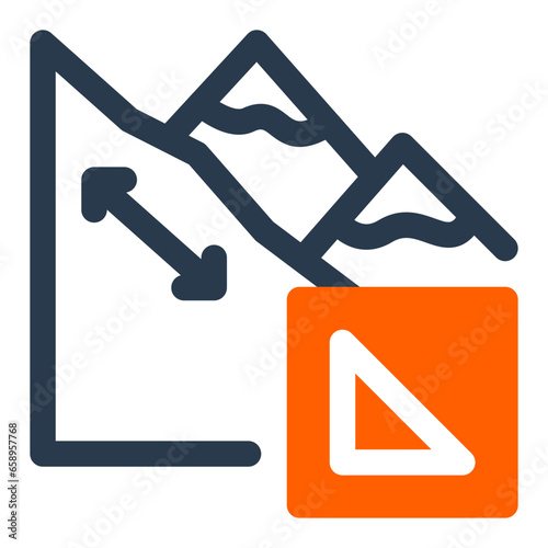 Gentle Slope Landscape Icon