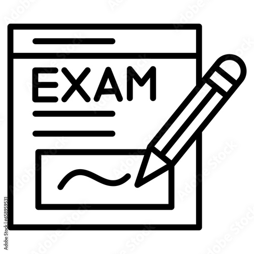 Exam Icon icon