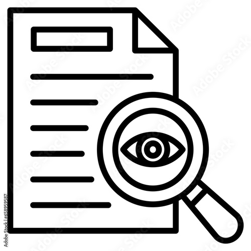 Examining Eye icon
