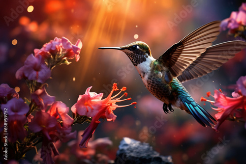 hummingbird in flight © Nature creative