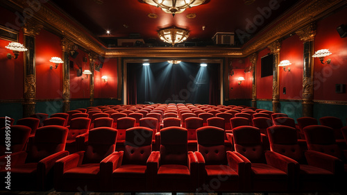 cinema hall with seats
