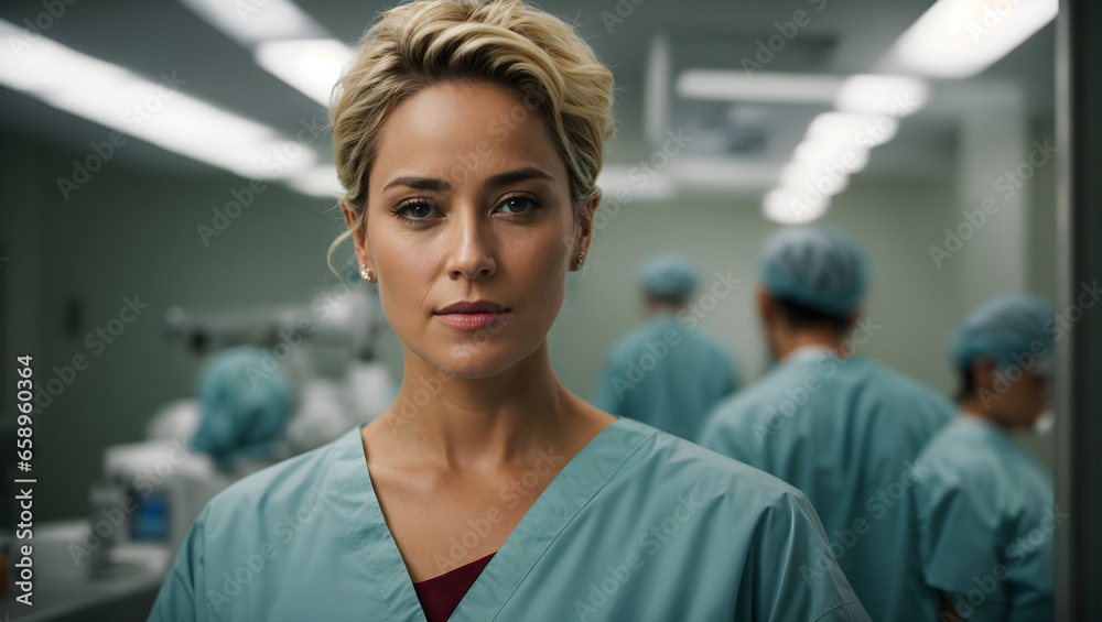 portrait of a female surgeon portrait of a female surgeon