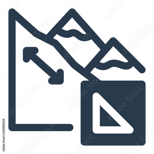Gentle Slope Landscape Icon