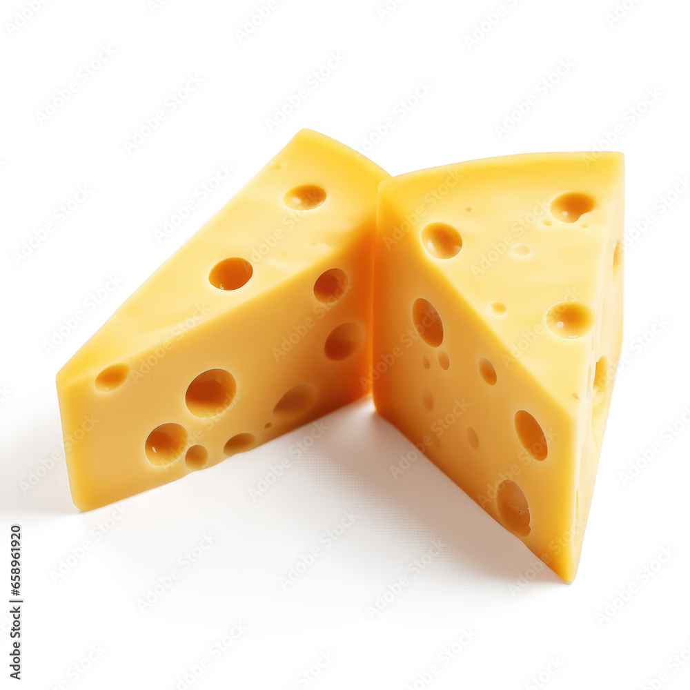 a cheese isolated on a white background a cheese isolated on a white background