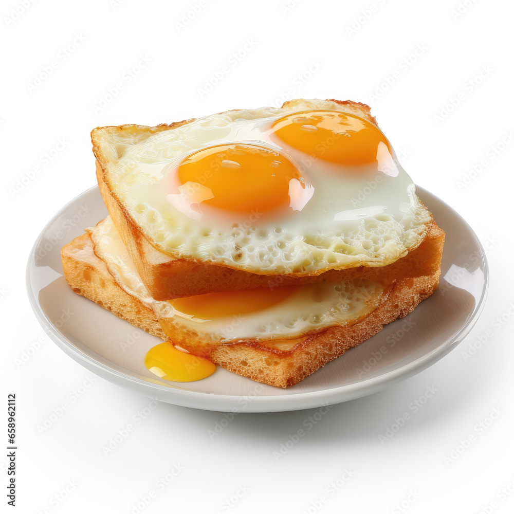 a egg Sandwich isolated on a white background a egg Sandwich isolated on a white background