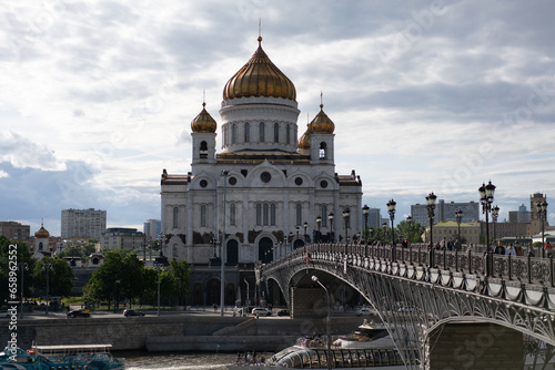 The Cathedral of Christ the Saviour in Moscow, Russia