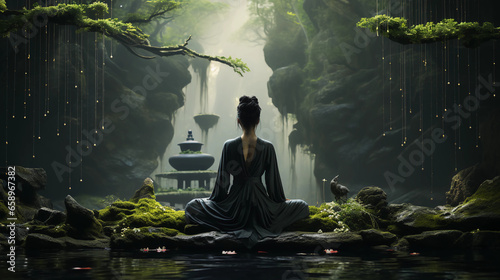  The art of Zen / woman (Buddhism).3 Generative AI.