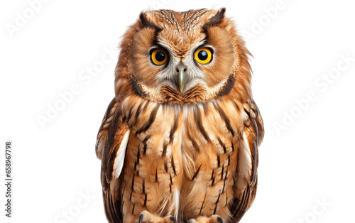 Majestic Owl Perch on transparent background © Muhammad