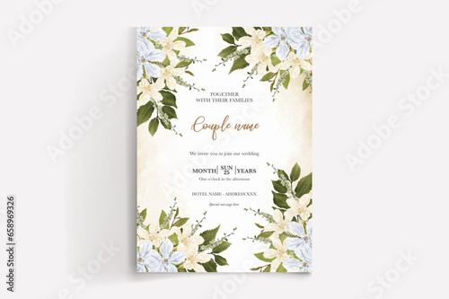 Shower bridal wedding invitation templates