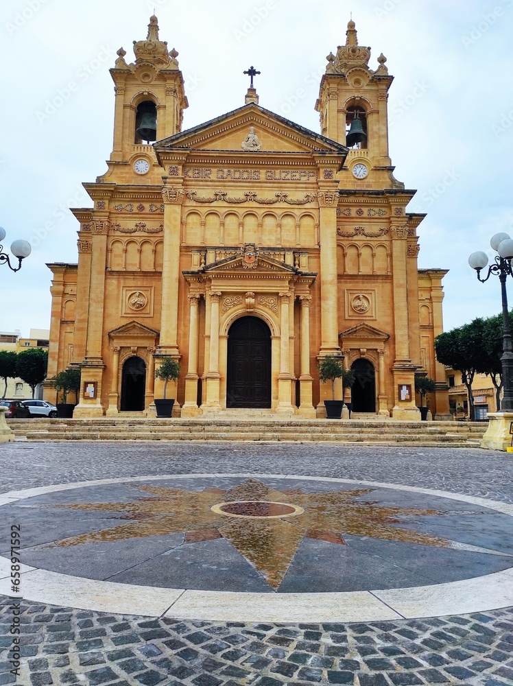 Obraz premium Malte, Gozo, basilique