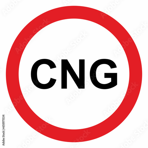 Free Download No transit transport CNG, no entry for CNG vehicles, roadsign, traffic sign, vector - GFXLoad