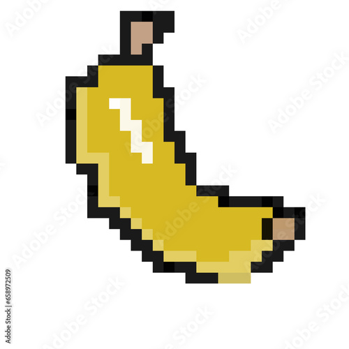 Wallpaper Mural Pixelated banana Torontodigital.ca