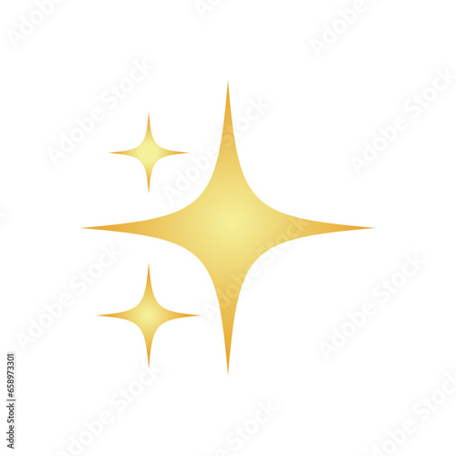 Gradient twinkling stars vector illustration  Twinkle star icon  Star vectors