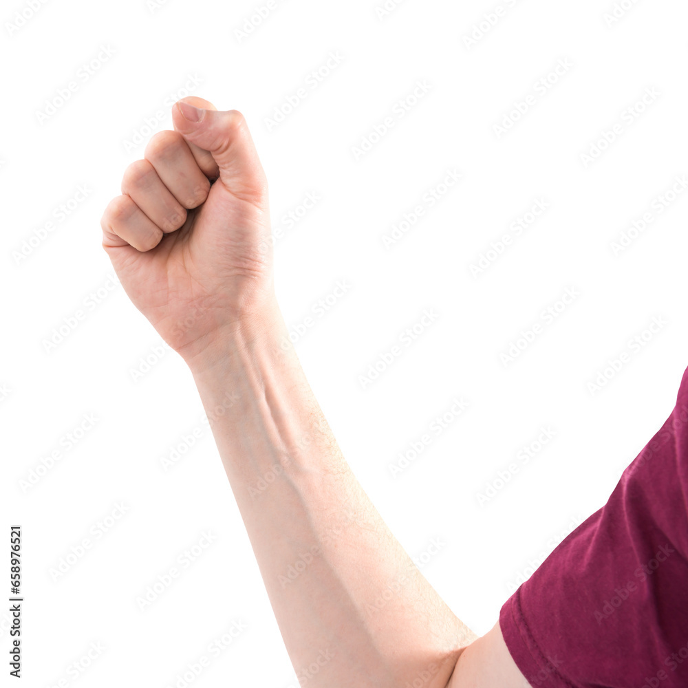Hand with clenched fist in PNG isolated on transparent background Hand with clenched fist in PNG isolated on transparent background