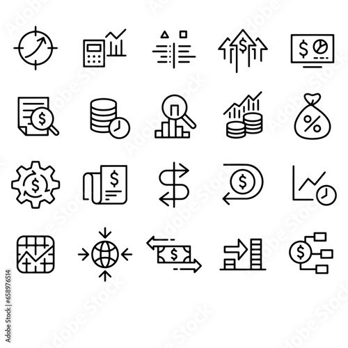  Finance Icons vector design