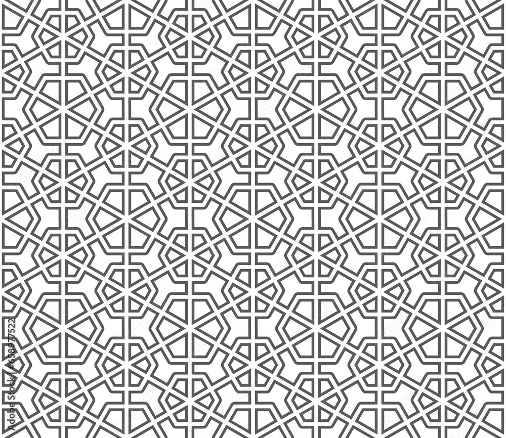 Seamless islamic pattern. Background vector illustration. Seamless girih pattern. Traditional Islamic Design. Mosque decoration element. Seamless geometric pattern. Morocco seamless vector pattern. Seamless islamic pattern. Background vector illustration. Seamless girih pattern. Traditional Islamic Design. Mosque decoration element. Seamless geometric pattern. Morocco seamless vector pattern.