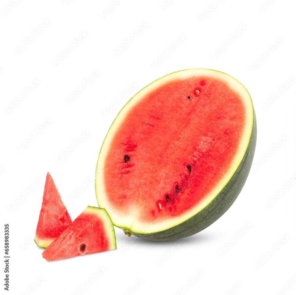 watermelon isolated on white background, clipping path, full depth of field watermelon isolated on white background, clipping path, full depth of field