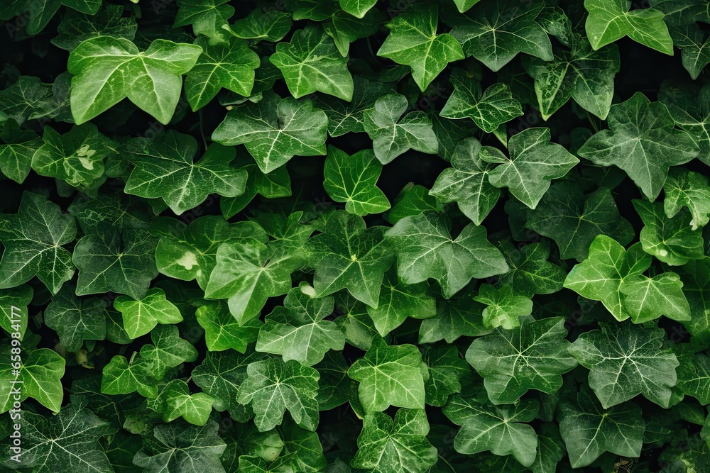 Lush greenery. Closeup of nature patterns. Botanical beauty. Fresh leaves and ivy on garden wall. Summer splendor. Vibrant green foliage Lush greenery. Closeup of nature patterns. Botanical beauty. Fresh leaves and ivy on garden wall. Summer splendor. Vibrant green foliage