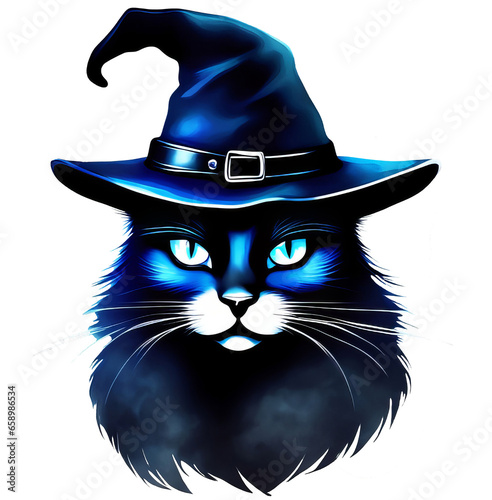 Witches black Cat for Halloween