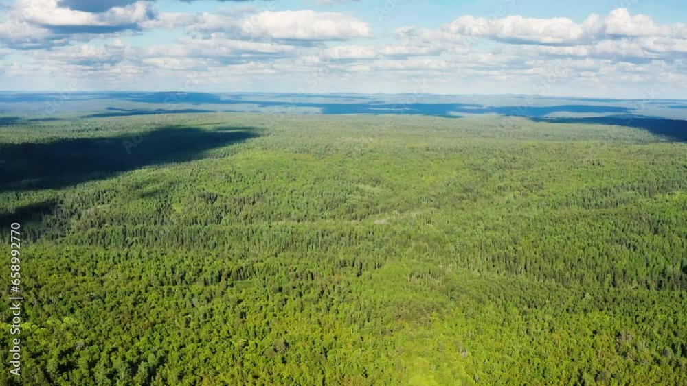 Southern Urals in the summer: Zilairsky district, mountain taiga. Aerial view. Southern Urals in the summer: Zilairsky district, mountain taiga. Aerial view.
