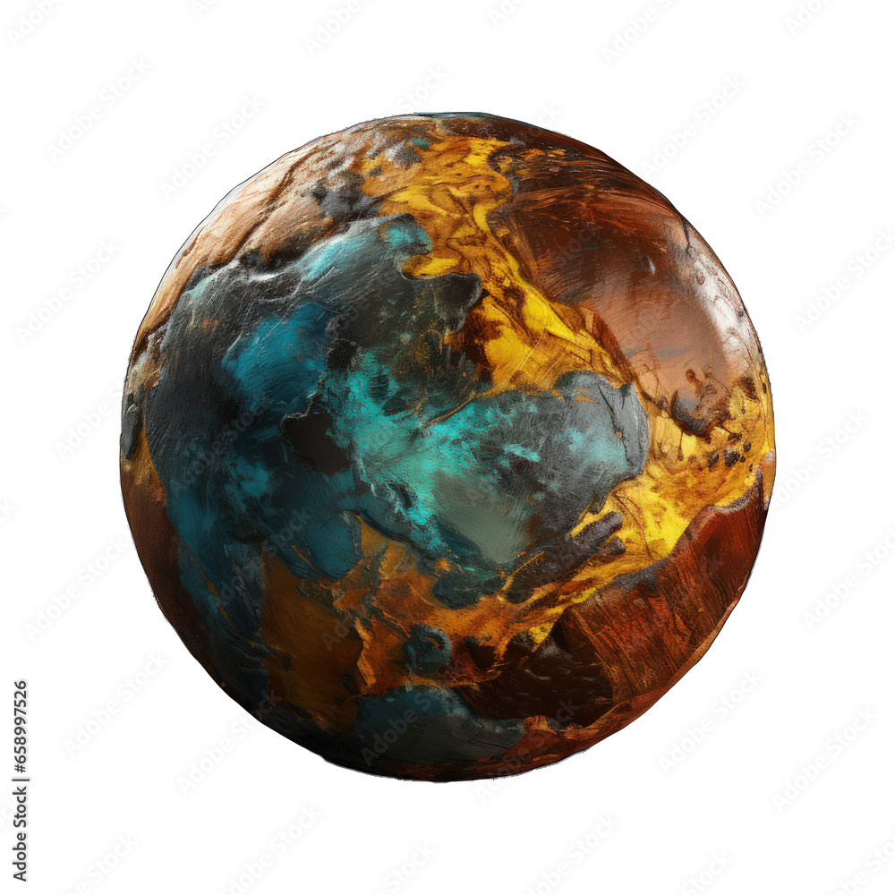 A vivid Earth element stone mineral displayed on a transparent background, showcasing various shades and textures, invoking an essence of natural strength. Generative AI A vivid Earth element stone mineral displayed on a transparent background, showcasing various shades and textures, invoking an essence of natural strength. Generative AI
