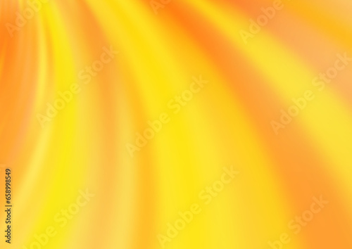 Light Orange vector background with bent ribbons. A vague circumflex abstract illustration with gradient. A completely new template for your business design.