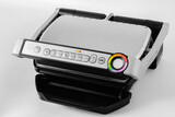 Modern electric grill. Electric grill on a white background