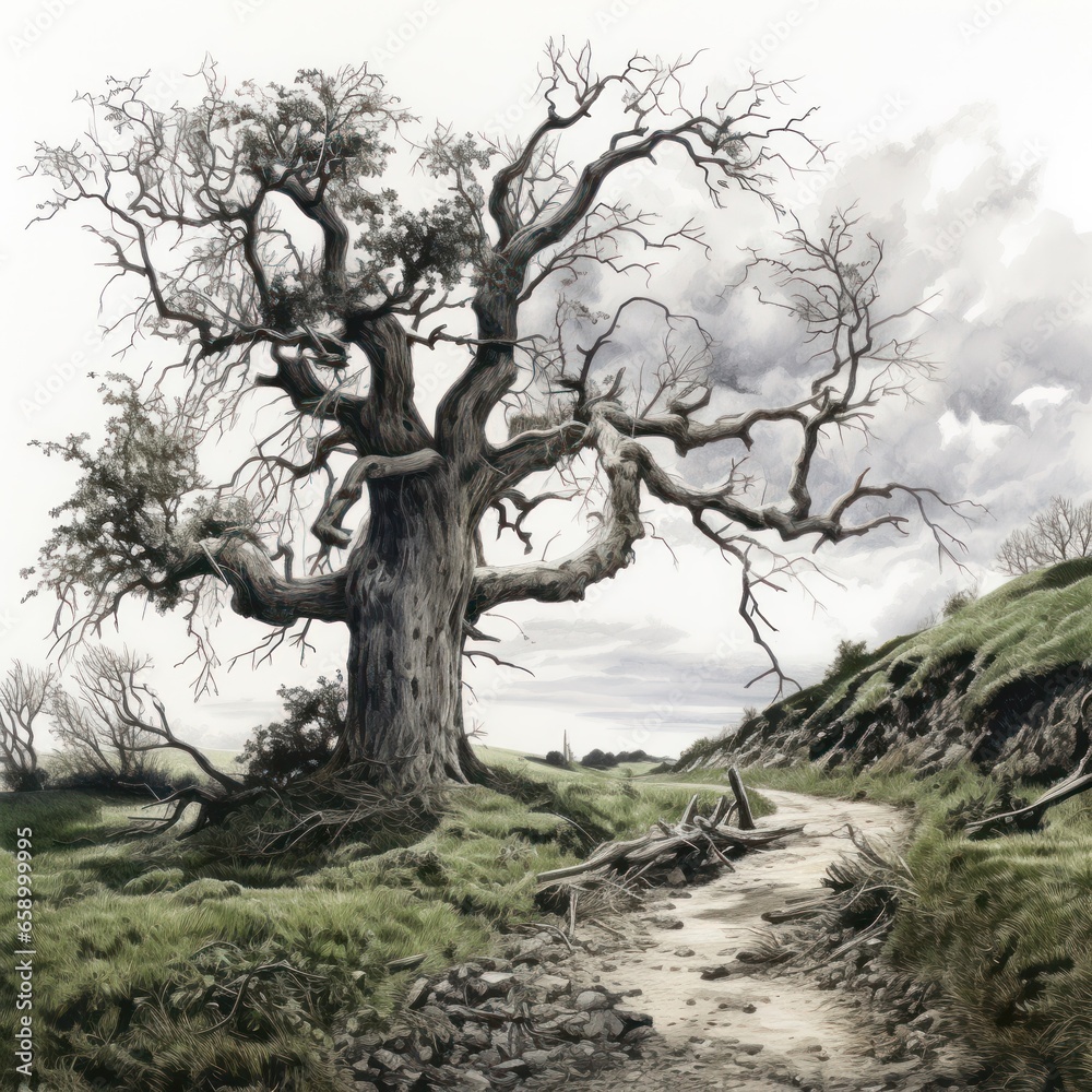 Winter Scene in Forrest