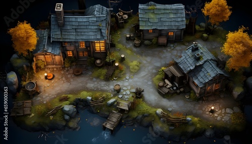 top down fantasy rpg map