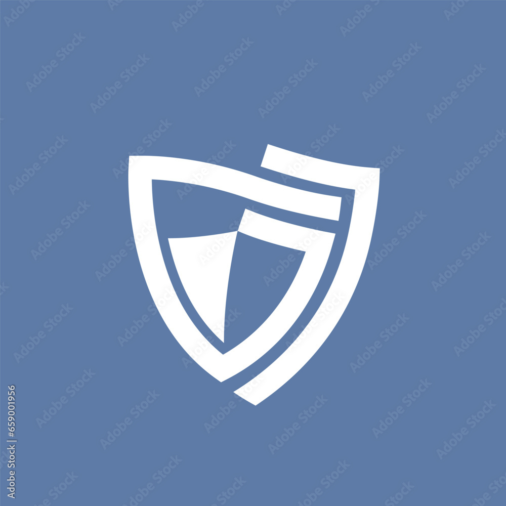 G letter or GJ letter shield logo vector concept design template G letter or GJ letter shield logo vector concept design template