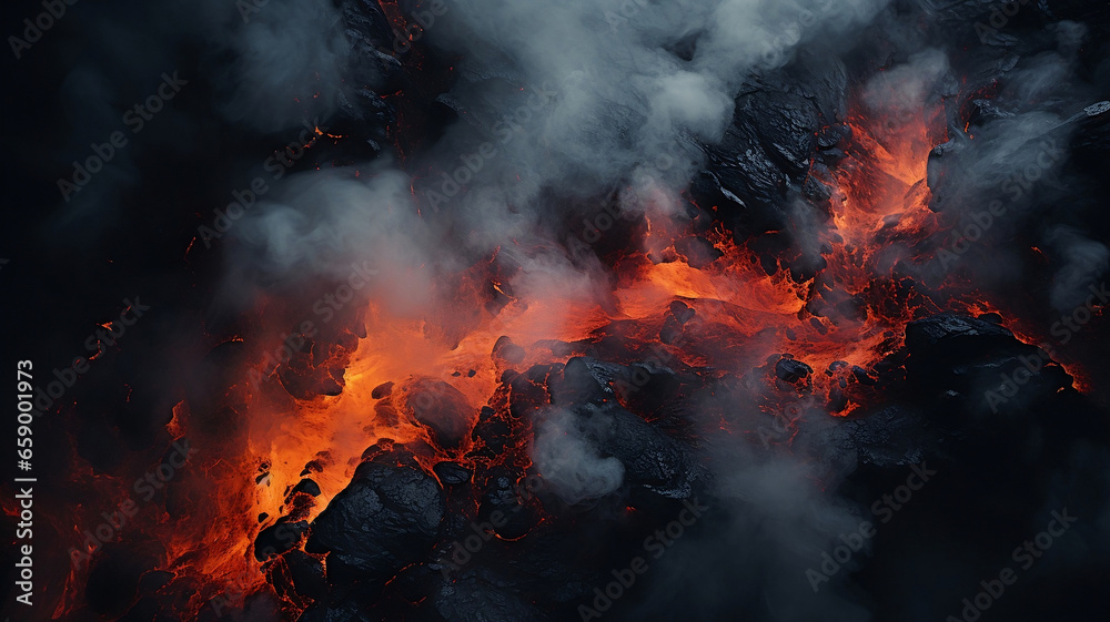 Lava Flow Erupting Volcano Magma Burning Flames Soil Ashes Smokes Molten Natural Disaster on Fire Hazard Destroying Eruption Hot Deadly Killing Lava Flow Erupting Volcano Magma Burning Flames Soil Ashes Smokes Molten Natural Disaster on Fire Hazard Destroying Eruption Hot Deadly Killing